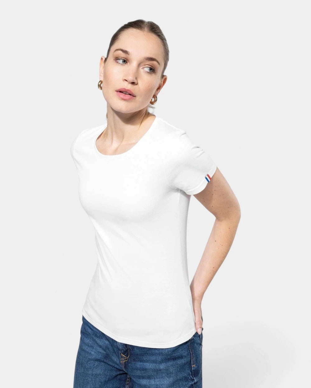 T-shirt pour femme Made in France personnalisable - 1